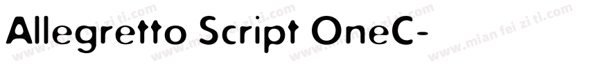 Allegretto Script OneC字体转换